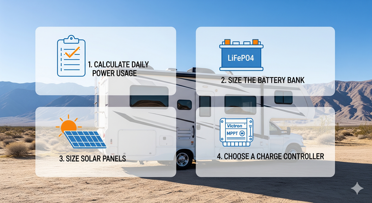 RV Solar System Sizing: How to Calculate What You Need